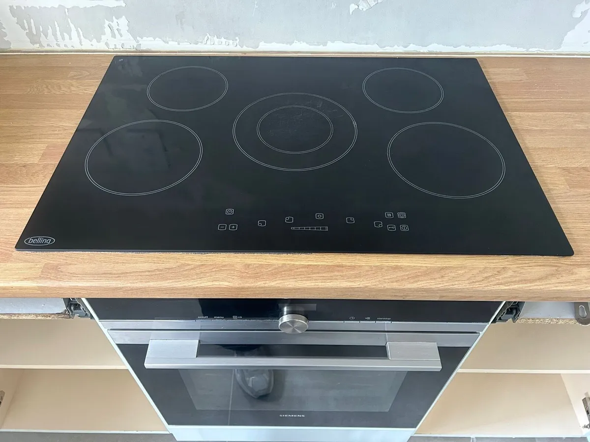 Belling Five ring ceramic hob - Image 2