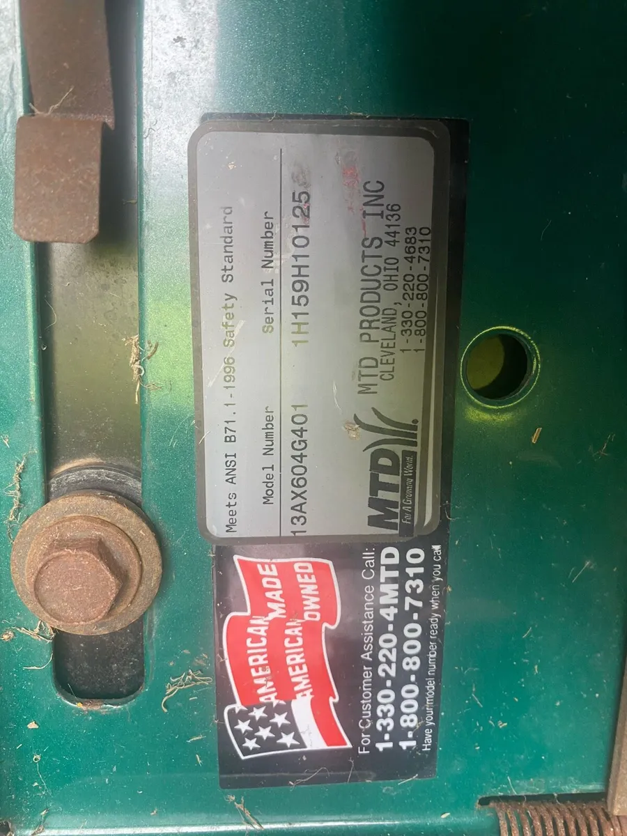 42” Yard Man deck wanted - Image 3