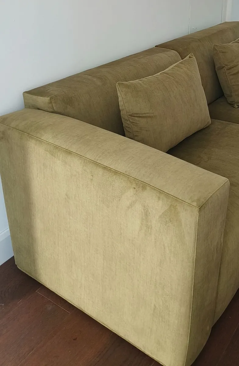 Luxury Premium Velvet Sofa – As New / Delivered Ma - Image 3