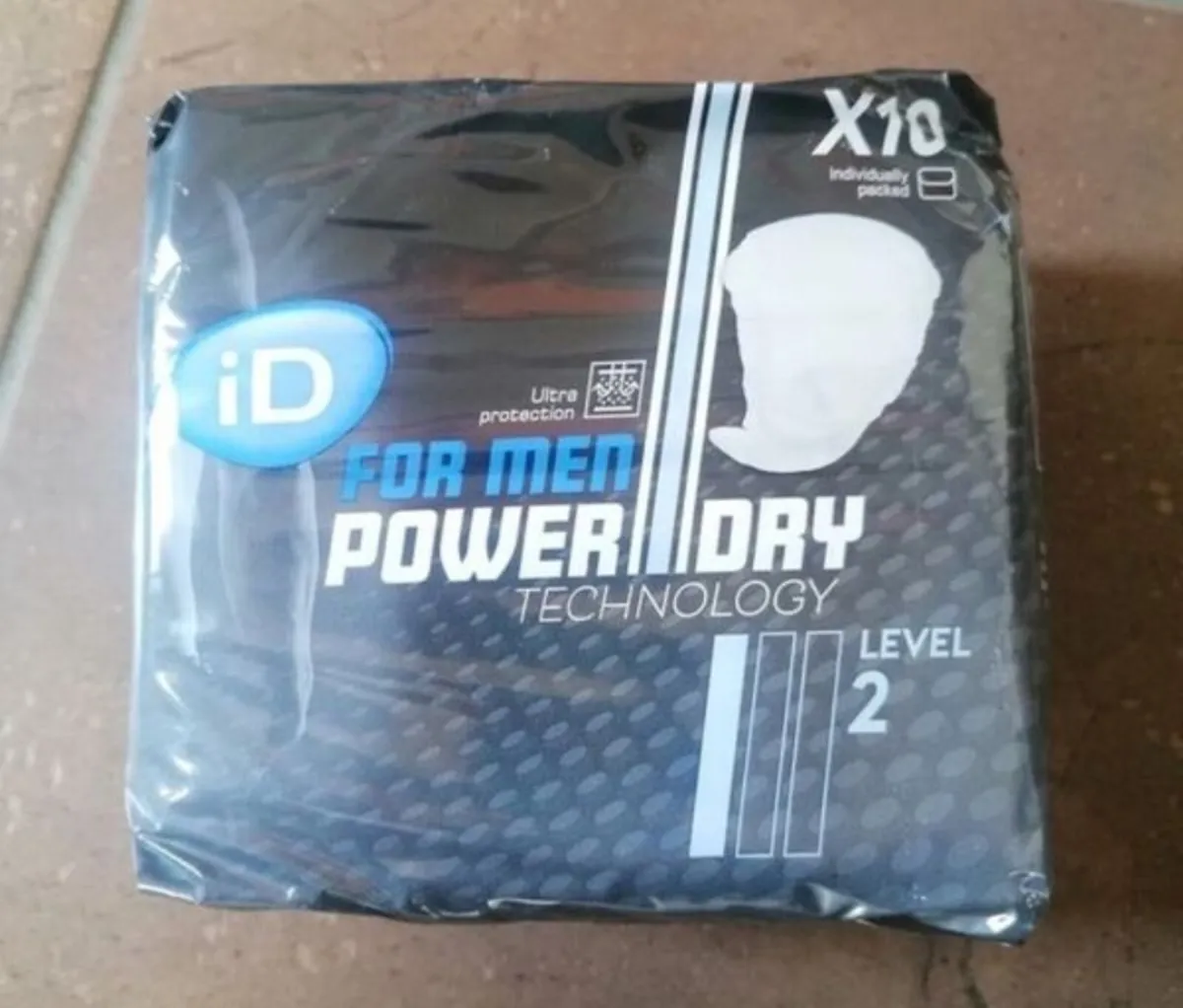 16 Packs of iD Pads for Men - Image 2
