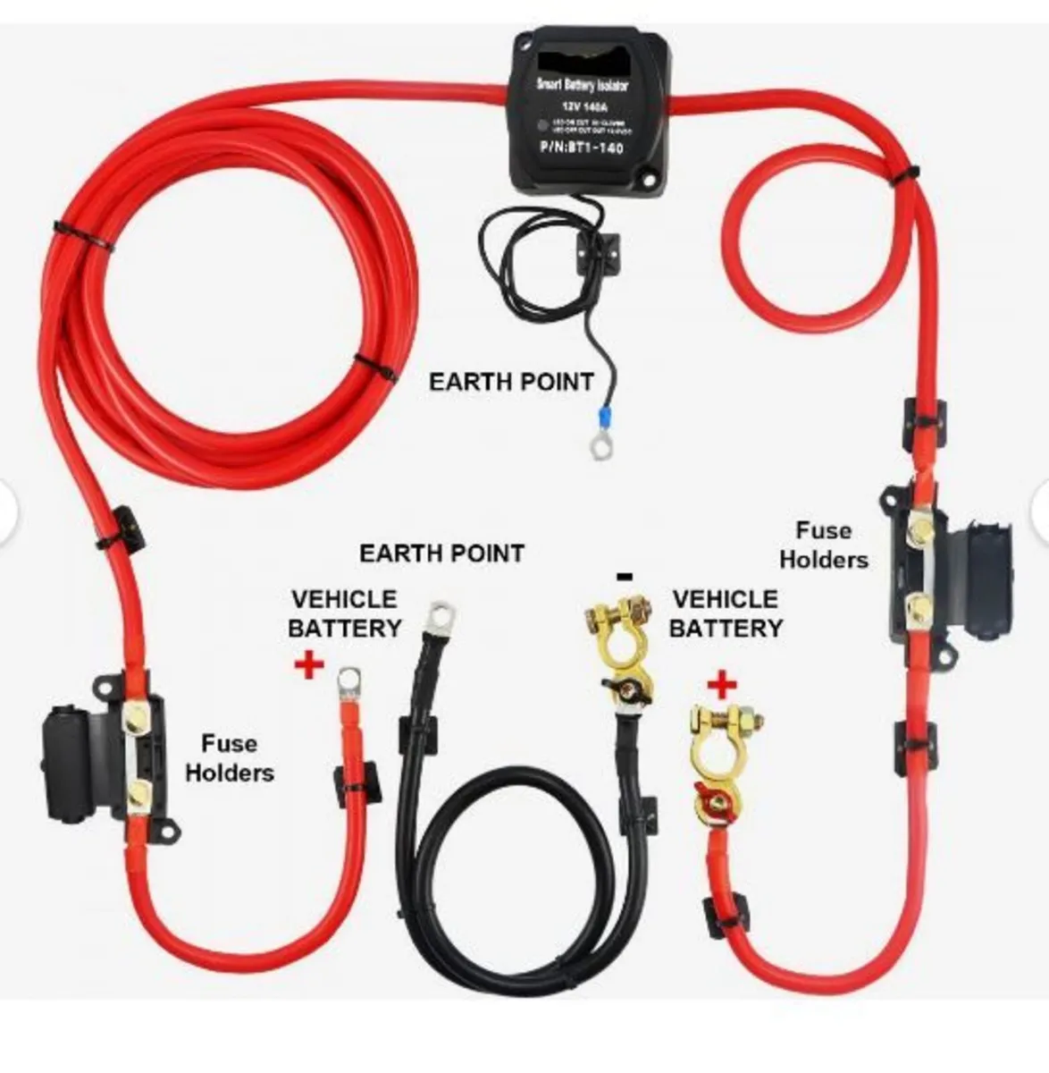 Split Charge Relay Kit, 6mtr 12V, Automatic - Image 4