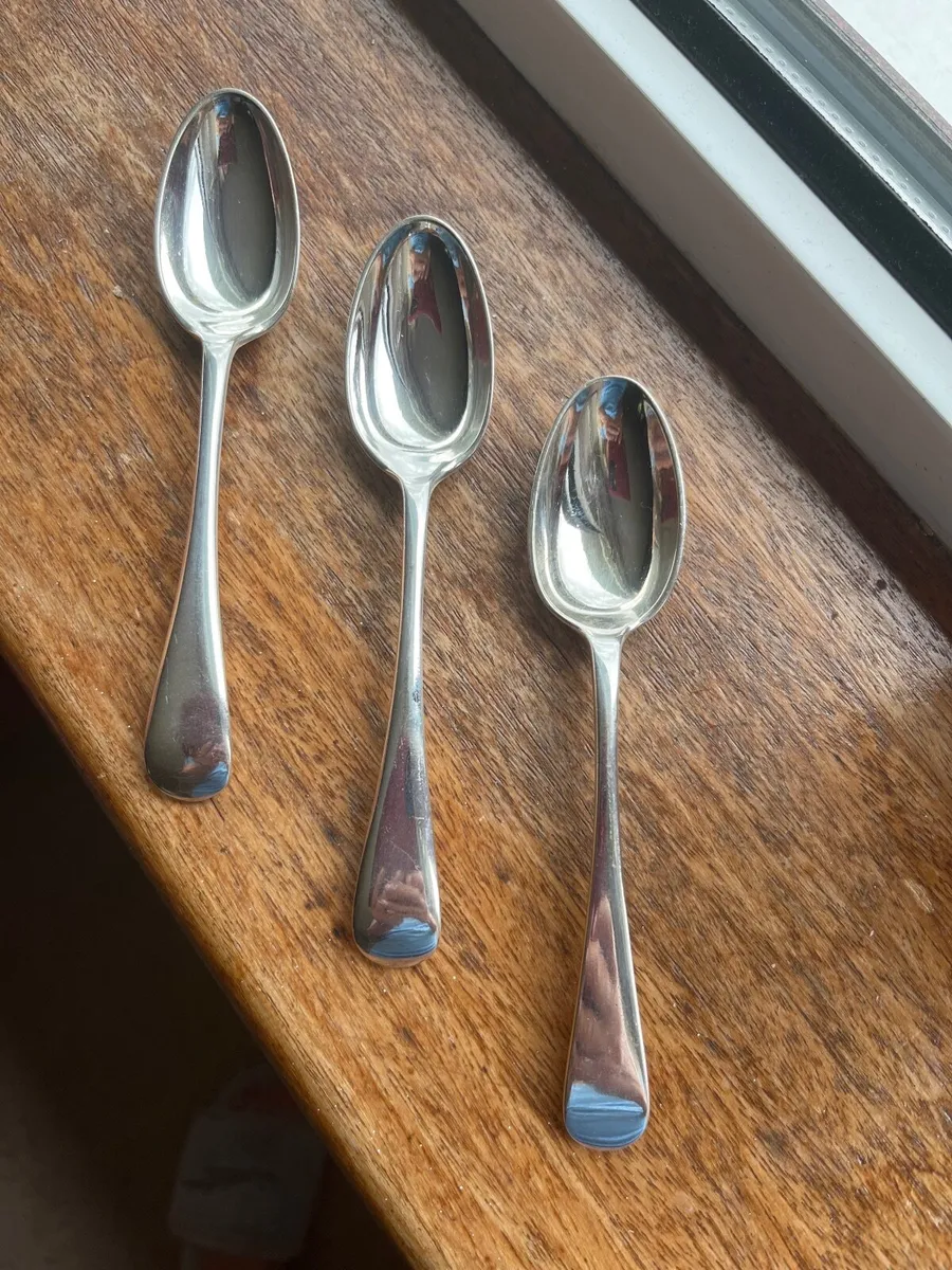 Silver plated spoons