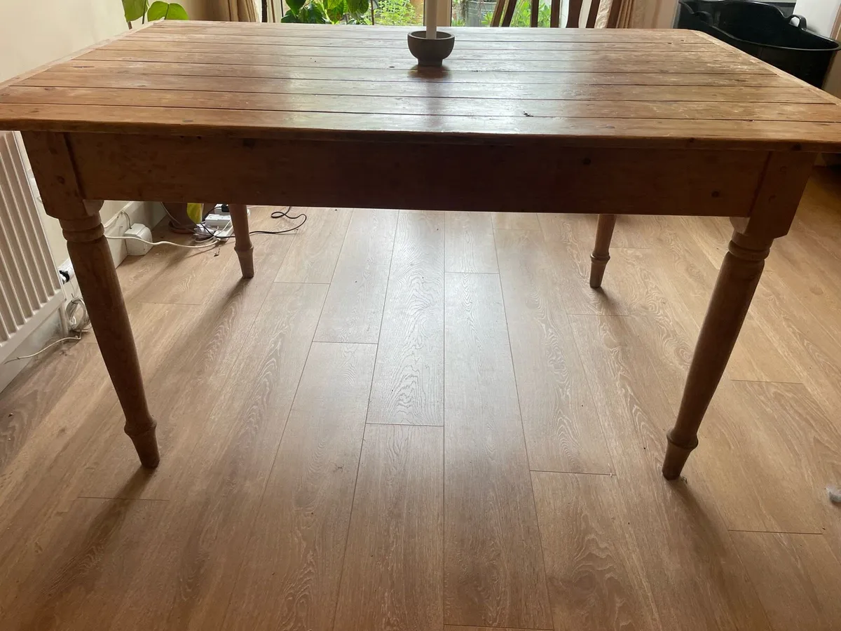 Dining Table Antique Waxed finish - Image 1