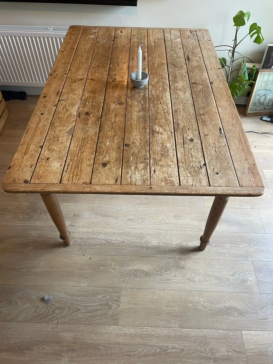 Dining Table Antique Waxed finish - Image 2