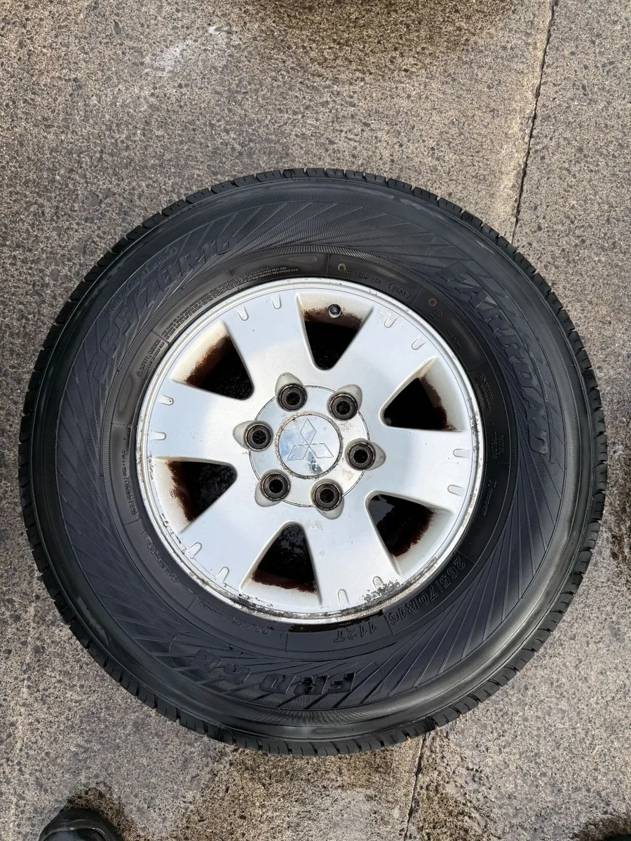2006 PAJERO 16" ALLOY WHEELS - Image 2