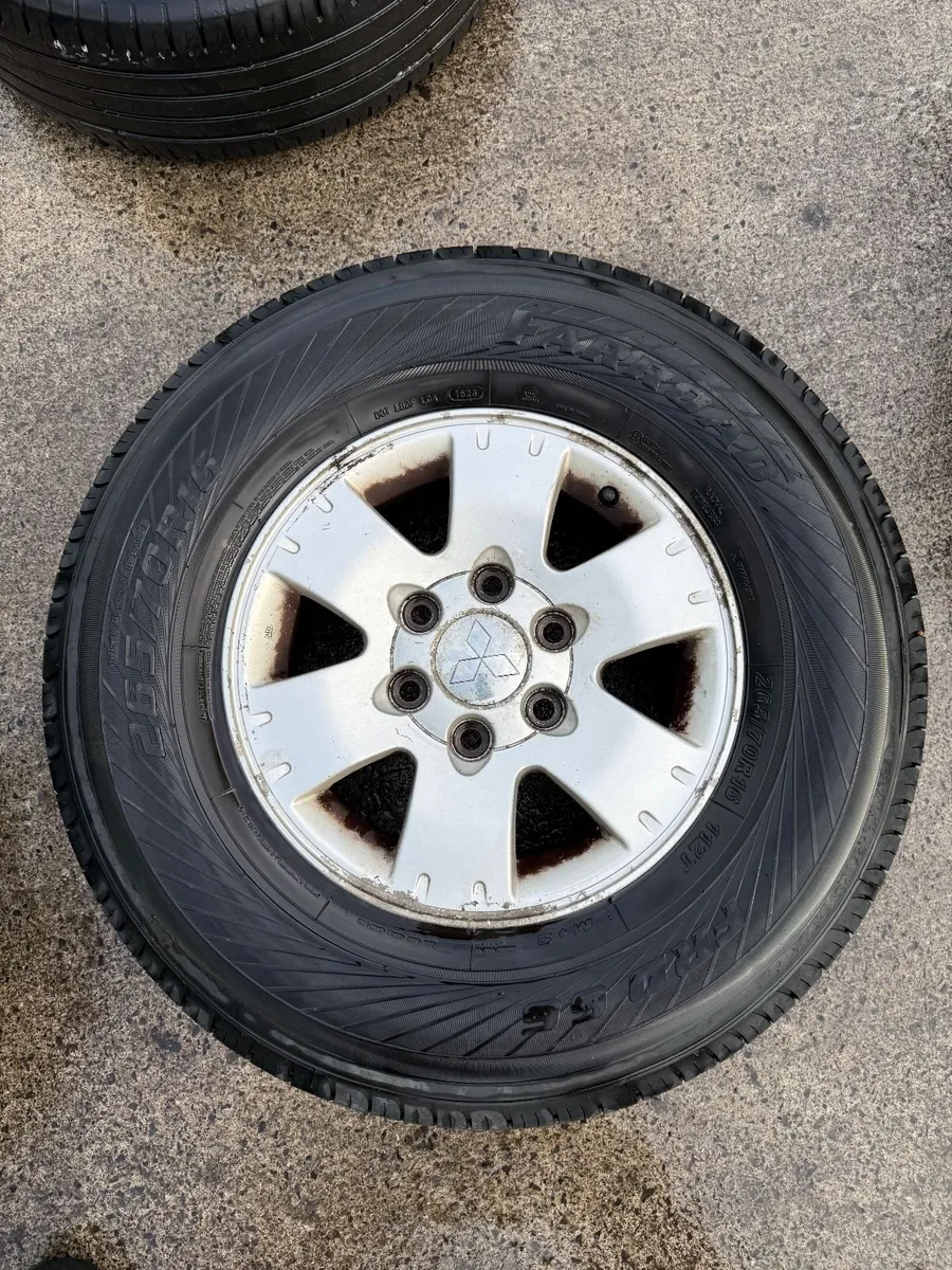 2006 PAJERO 16" ALLOY WHEELS - Image 3