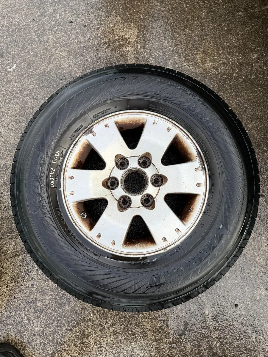 2006 PAJERO 16" ALLOY WHEELS - Image 1