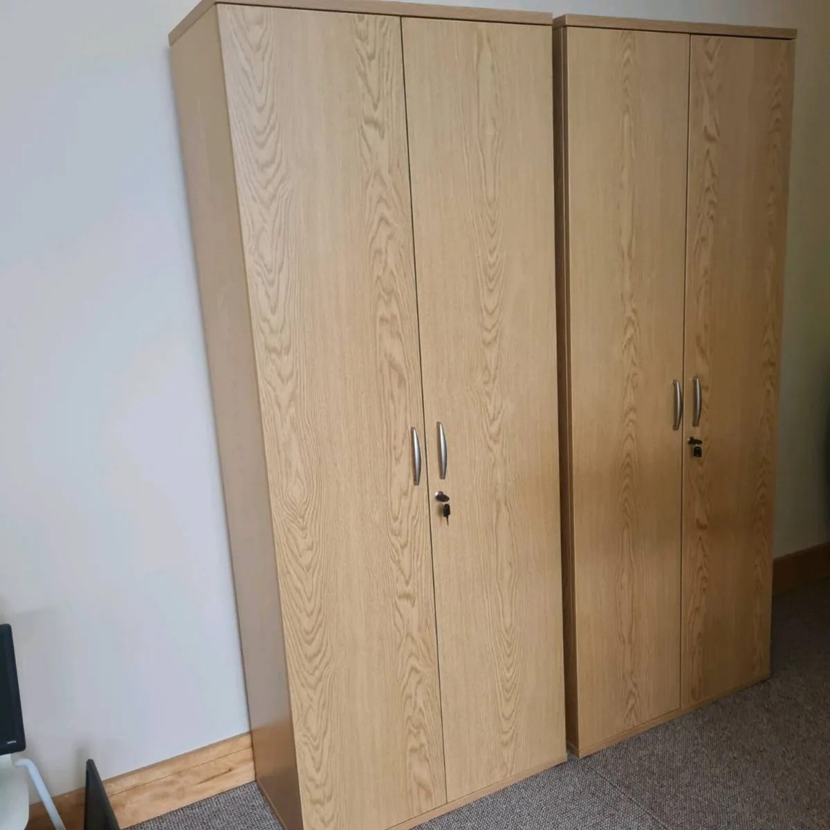 Executive full sized storage cabinets