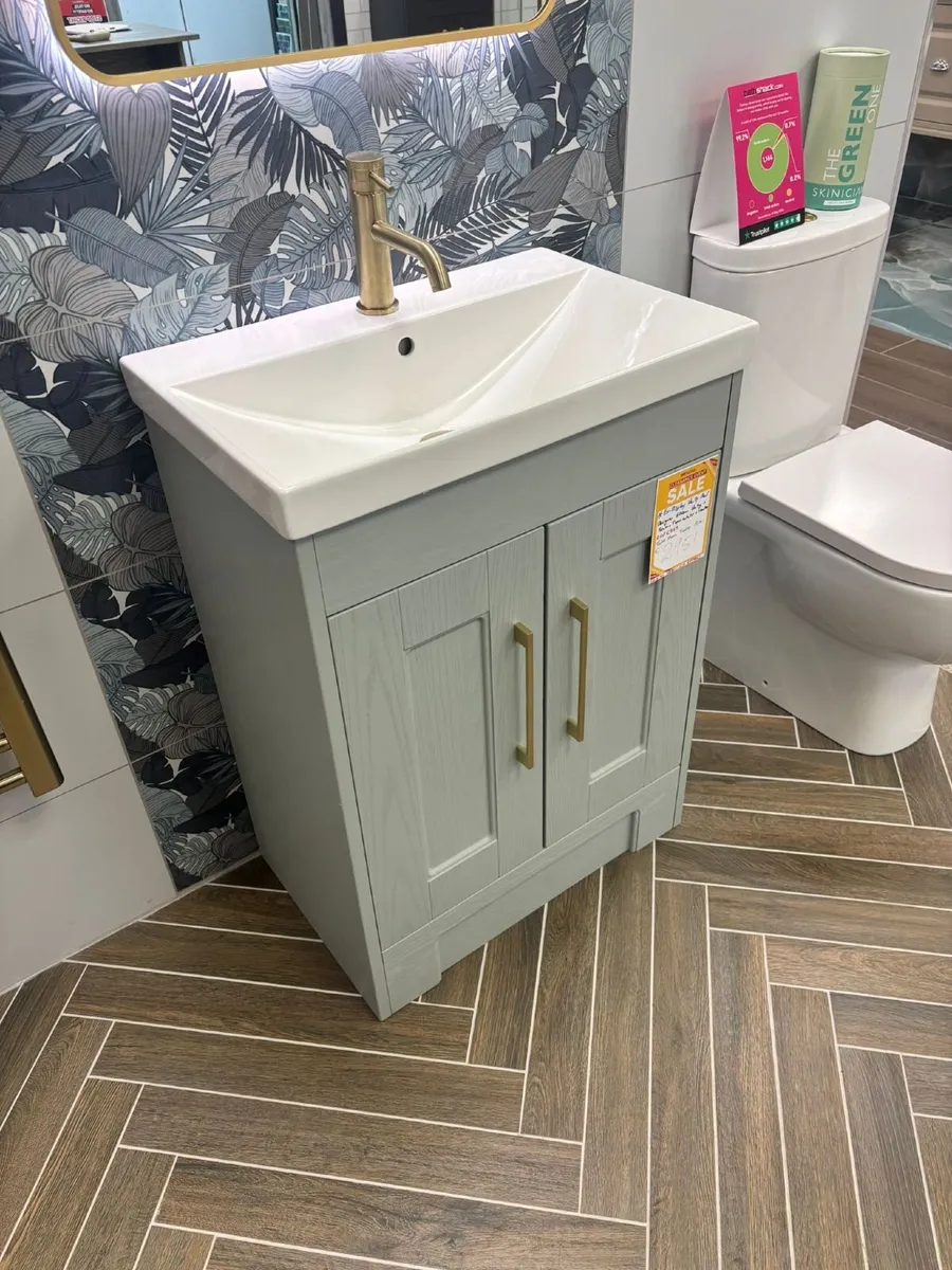 Ex Display Duck-Egg Vanity Unit Deal - Image 1