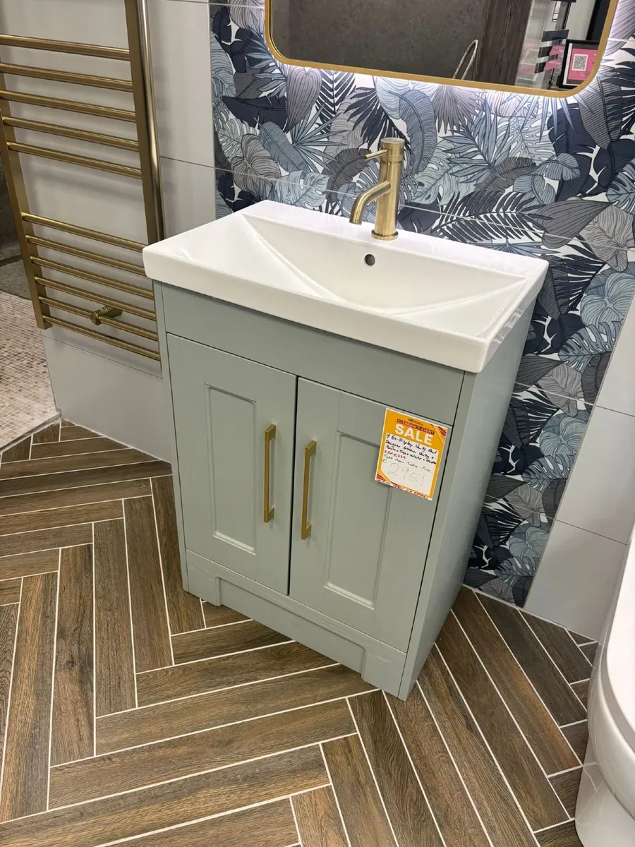 Ex Display Duck-Egg Vanity Unit Deal - Image 2