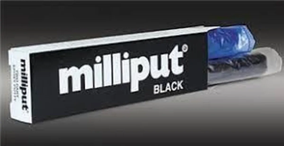 Black Milliput DIY Putty: Set: 3 New Unused Packs. - Image 2