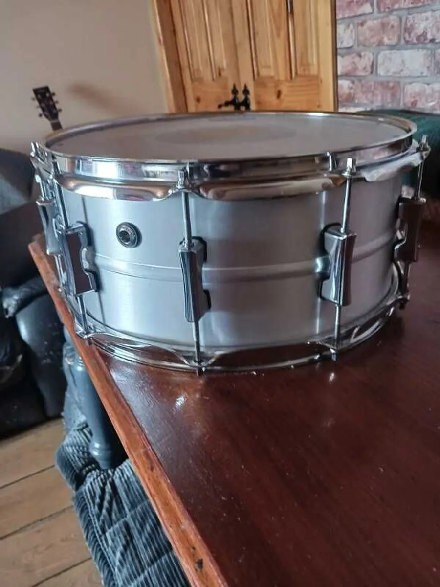 Pearl 14x6.5inch primal collective aluminium snare drum - Image 2