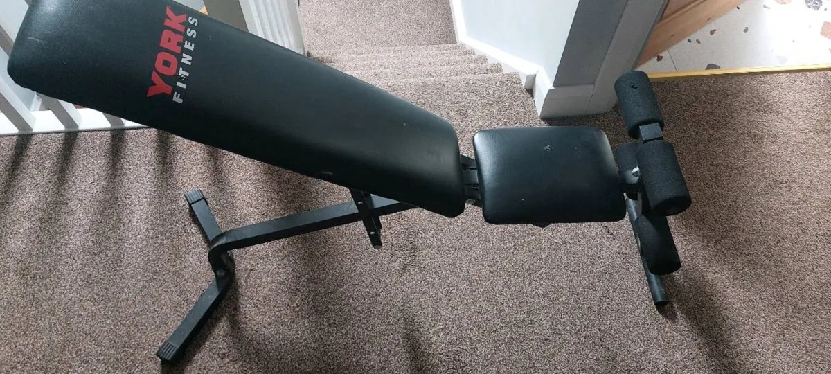 Bench curls and sit up - Image 1