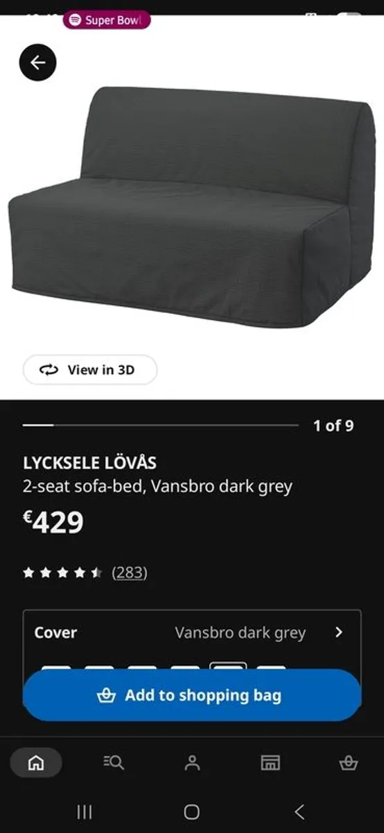 ikea sofa double bed - Image 4