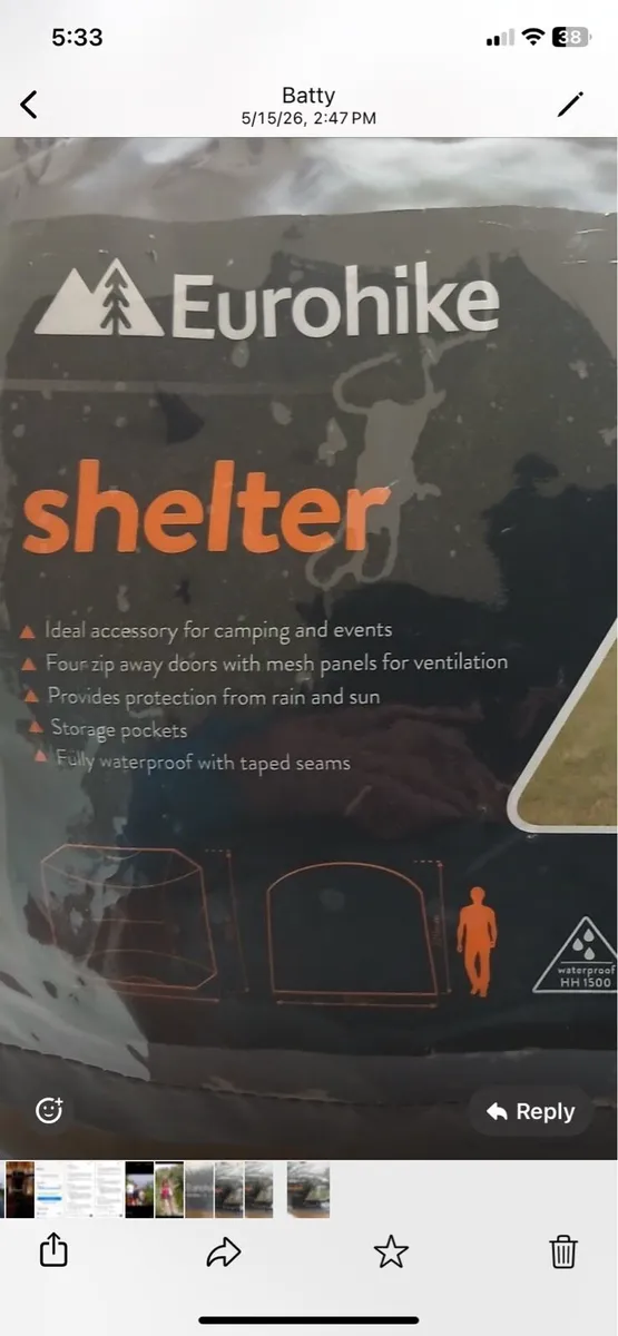 Awning for tent - Image 1