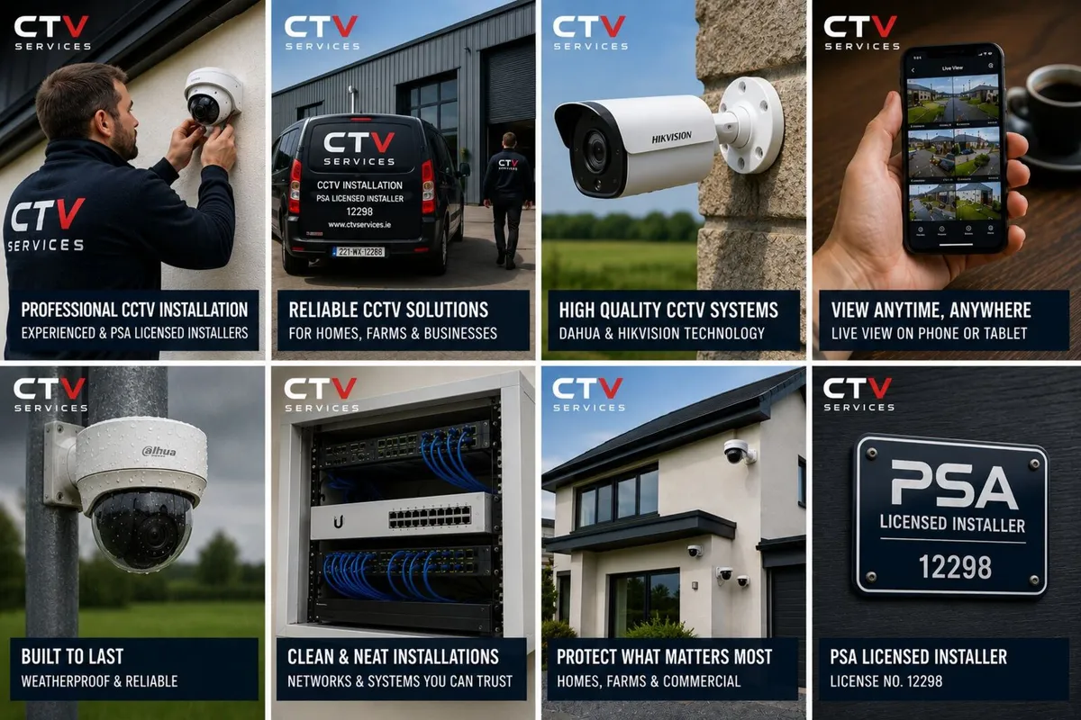 CCTV Installers Wexford –PSA Dahua & Hikvision - Image 3