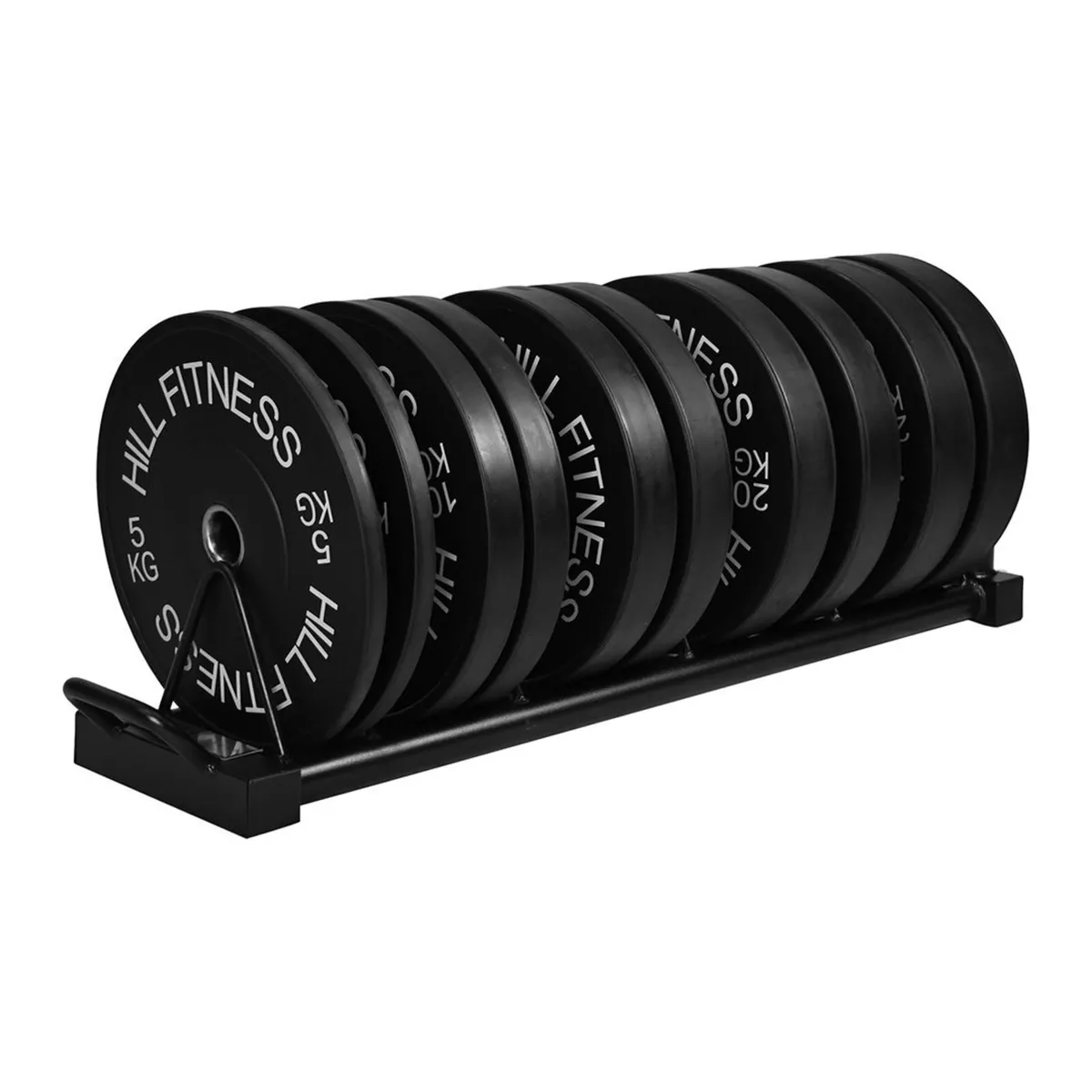 Bumper Plate Toaster Storage Rack with Wheels -Gym - Image 2