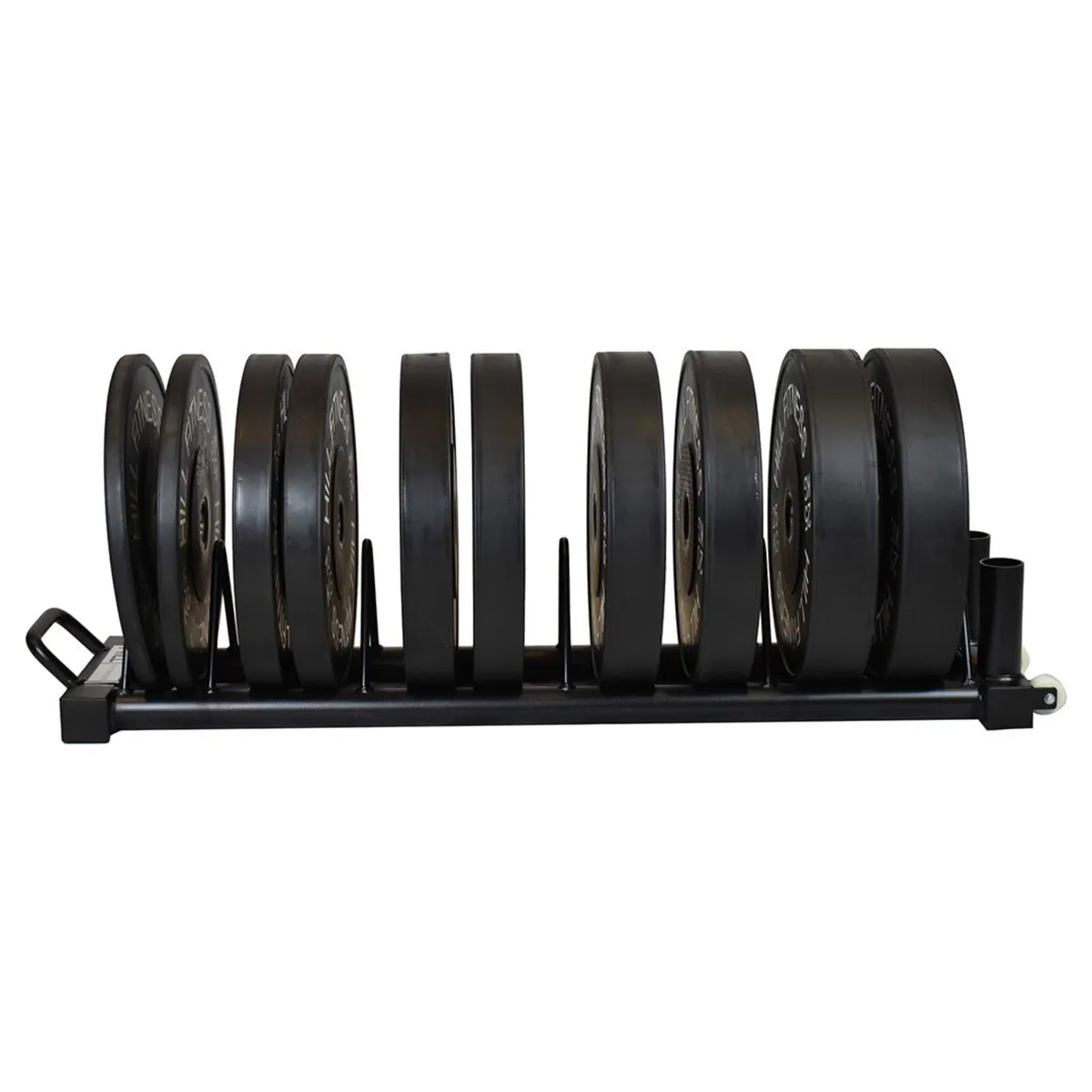 Bumper Plate Toaster Storage Rack with Wheels -Gym - Image 3