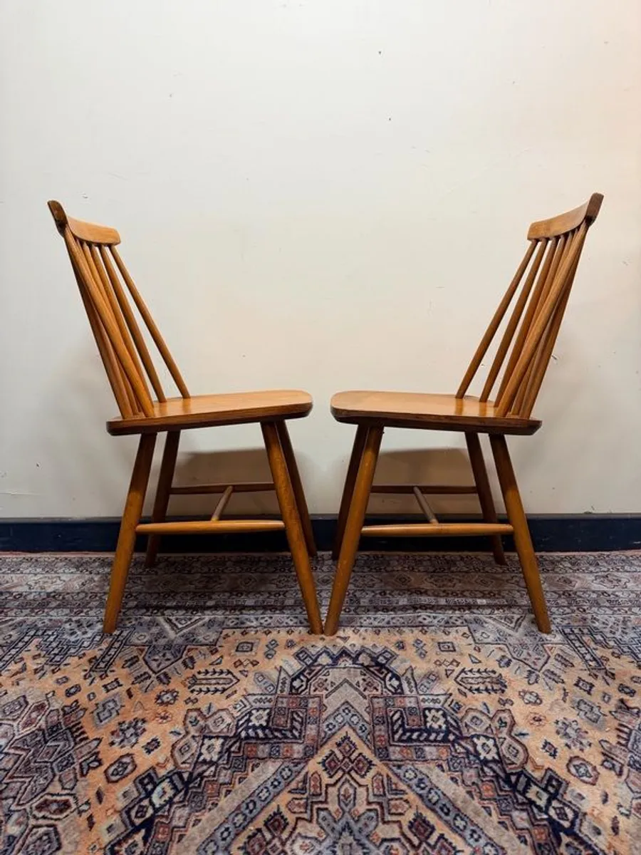 A Nice Pair of Mid Century Scandinavian Teak Chairs - Image 2