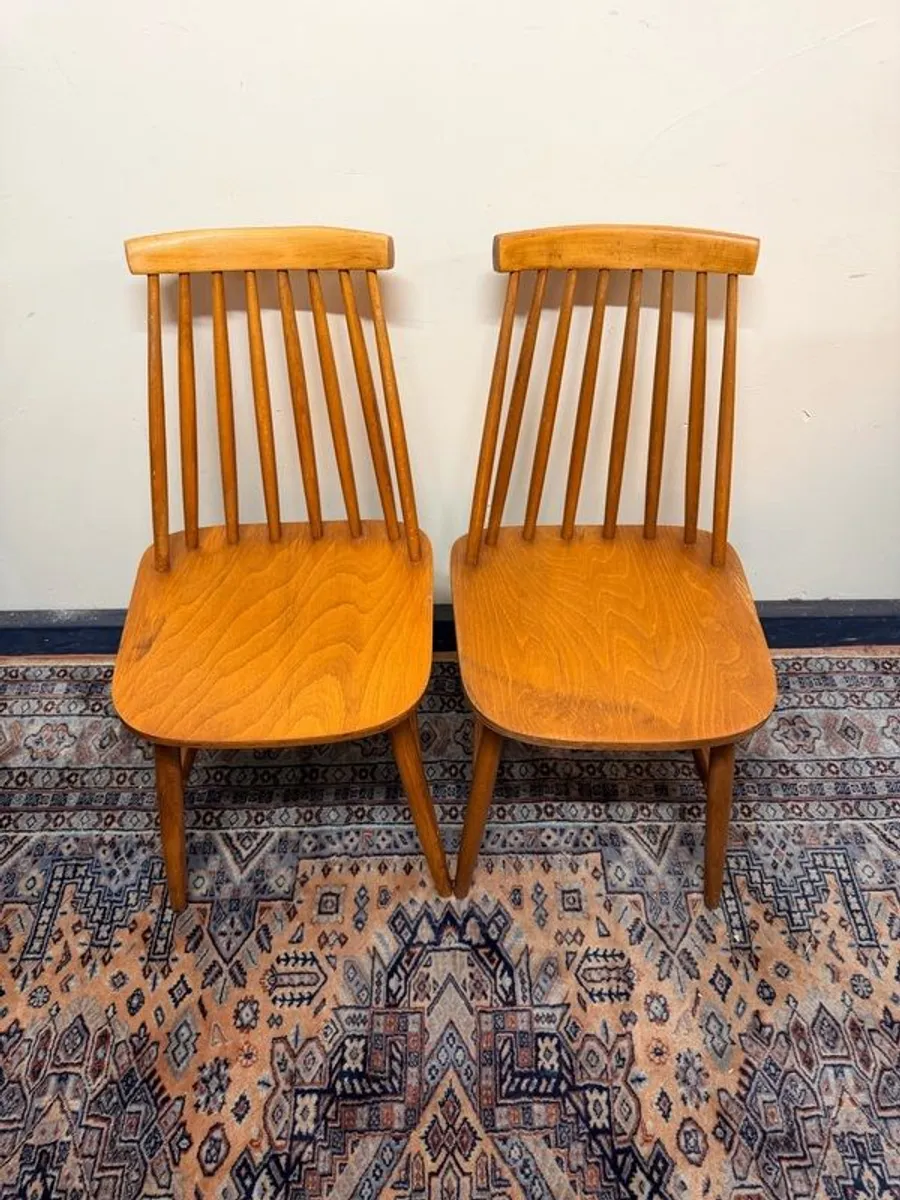 A Nice Pair of Mid Century Scandinavian Teak Chairs - Image 4