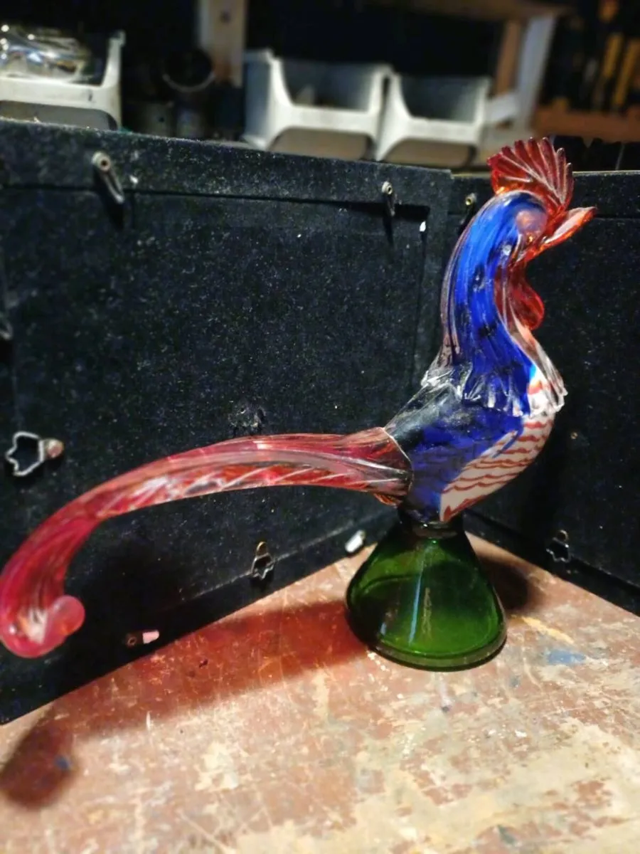 Vintage Murano Glass Rooster - Image 2