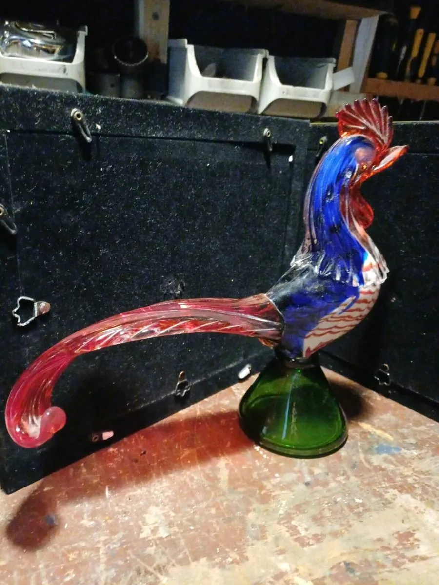 Vintage Murano Glass Rooster - Image 3