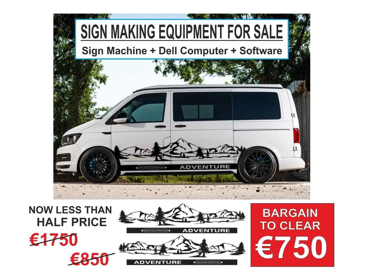 BARGAIN - SIGN MAKING EQUIPMENT FOR SALE - Image 1