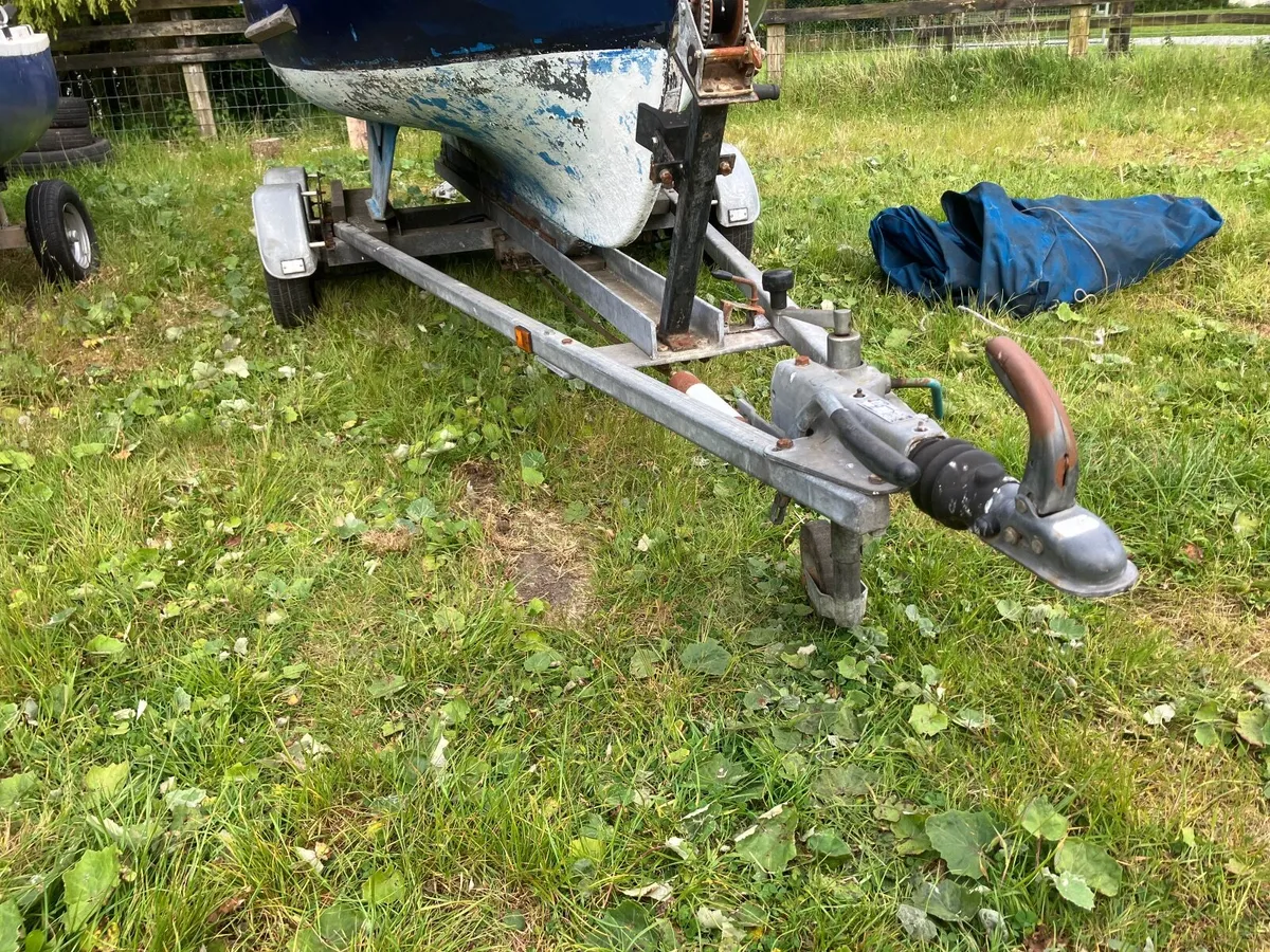 BOAT TRAILER GALVANISED 4 WHEELED UP TO 20 FT - Image 1