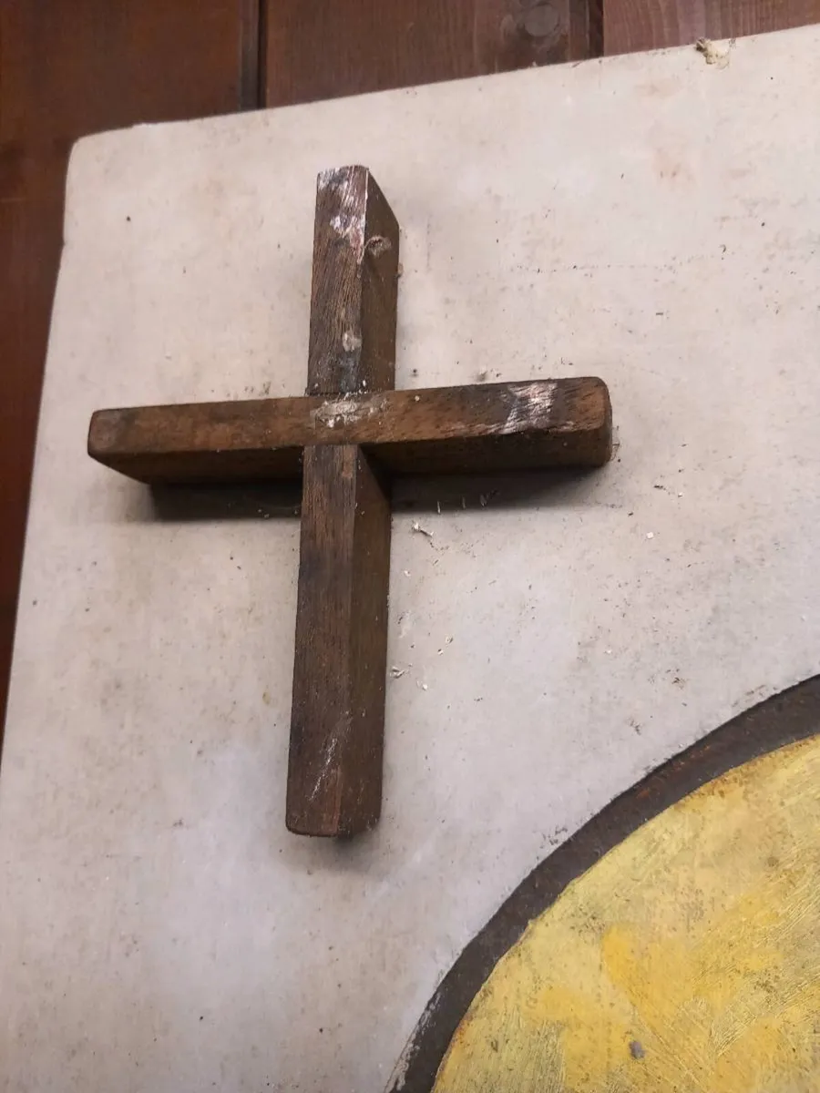 70s Stations of the Cross, plaster, vintage, D18 - Image 3
