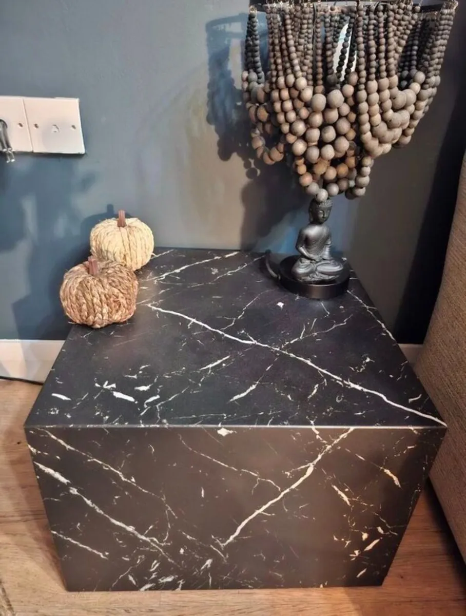 Jysk marble look coffee tables x 2 - Image 4