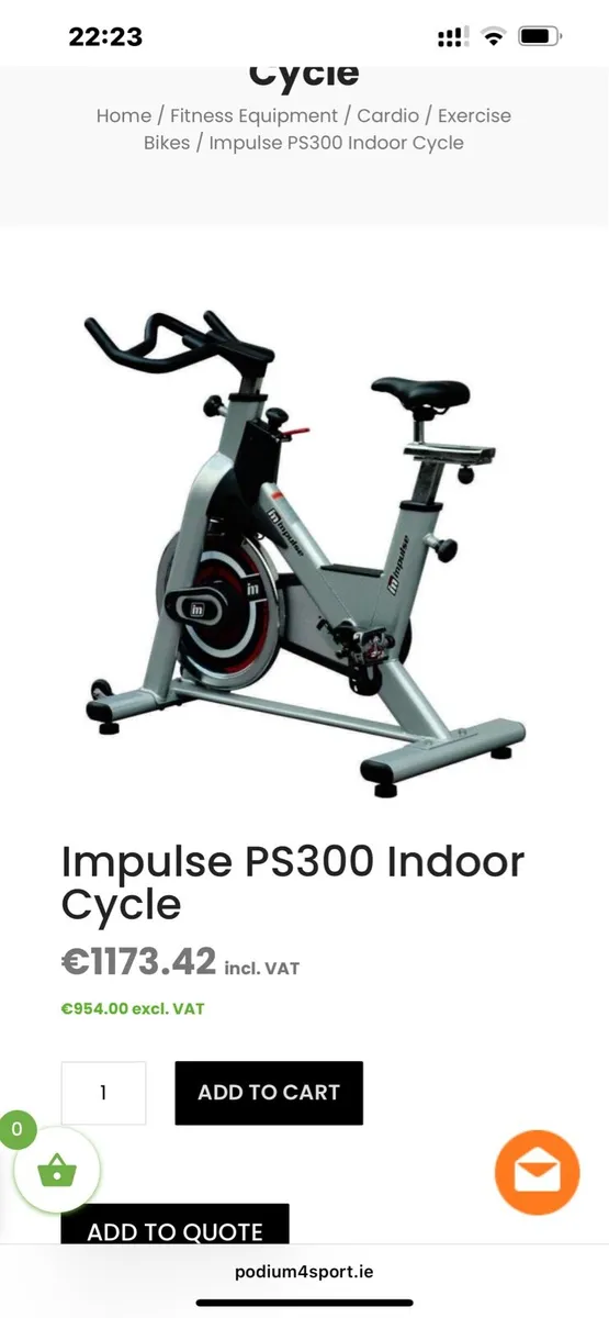 PULSE ps300 spin bike - Image 3