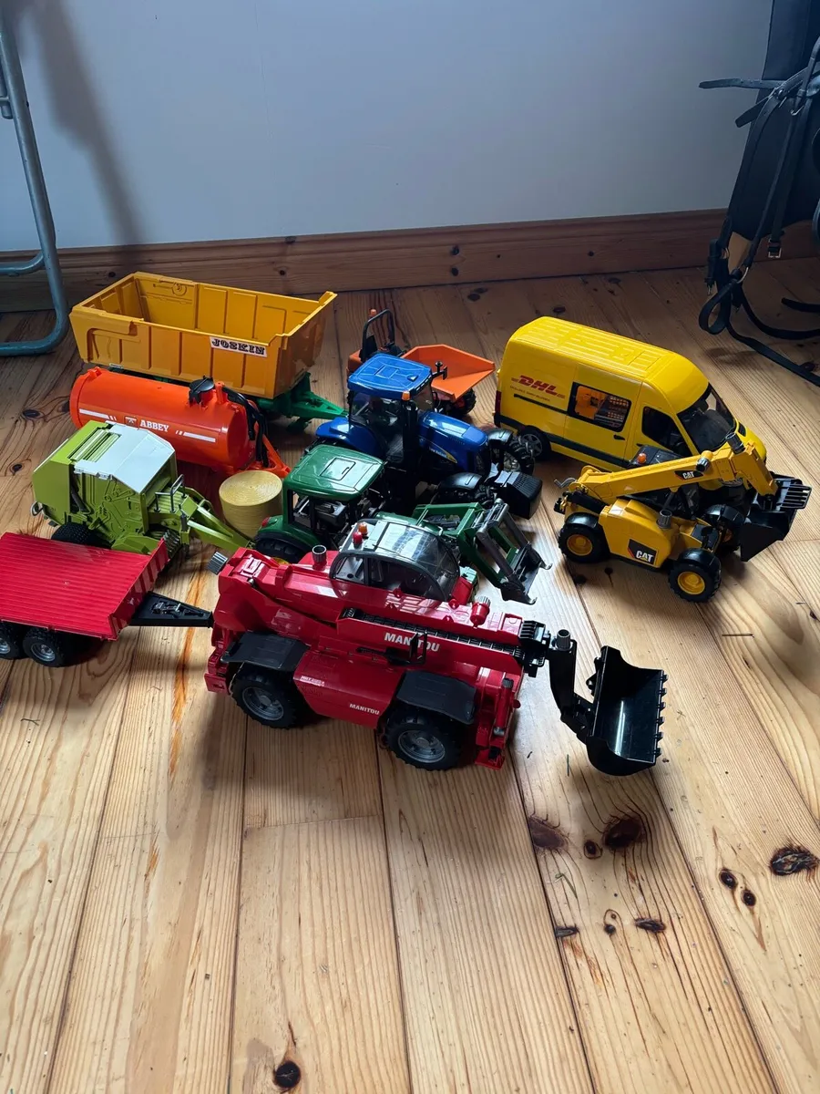 Toy tractors, Trailers, Van - Image 1