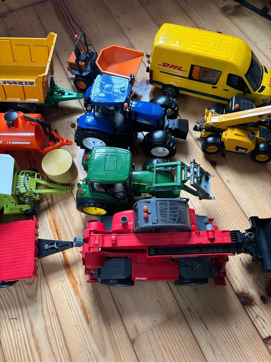 Toy tractors, Trailers, Van - Image 3