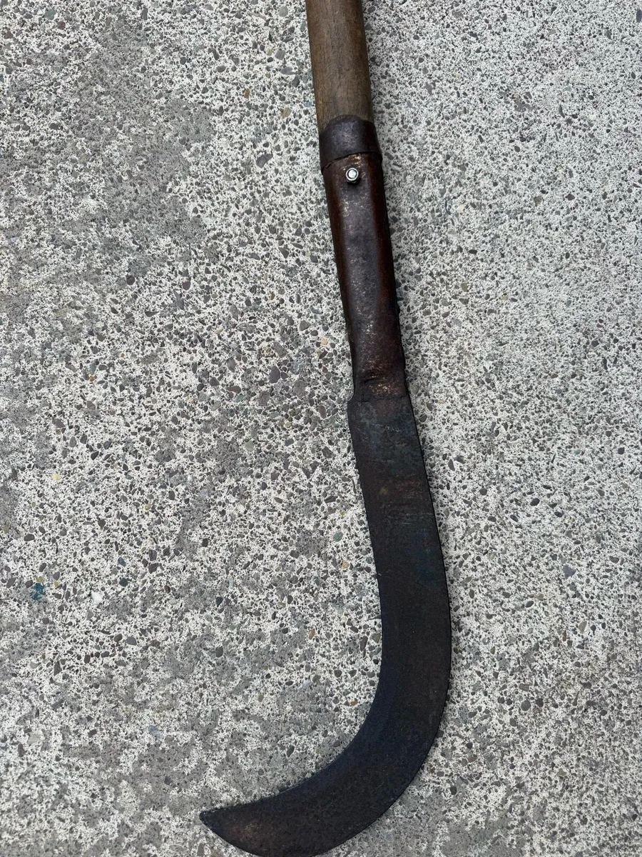 Antique long handle Slash/ Bush/ Bill Hook - Image 4