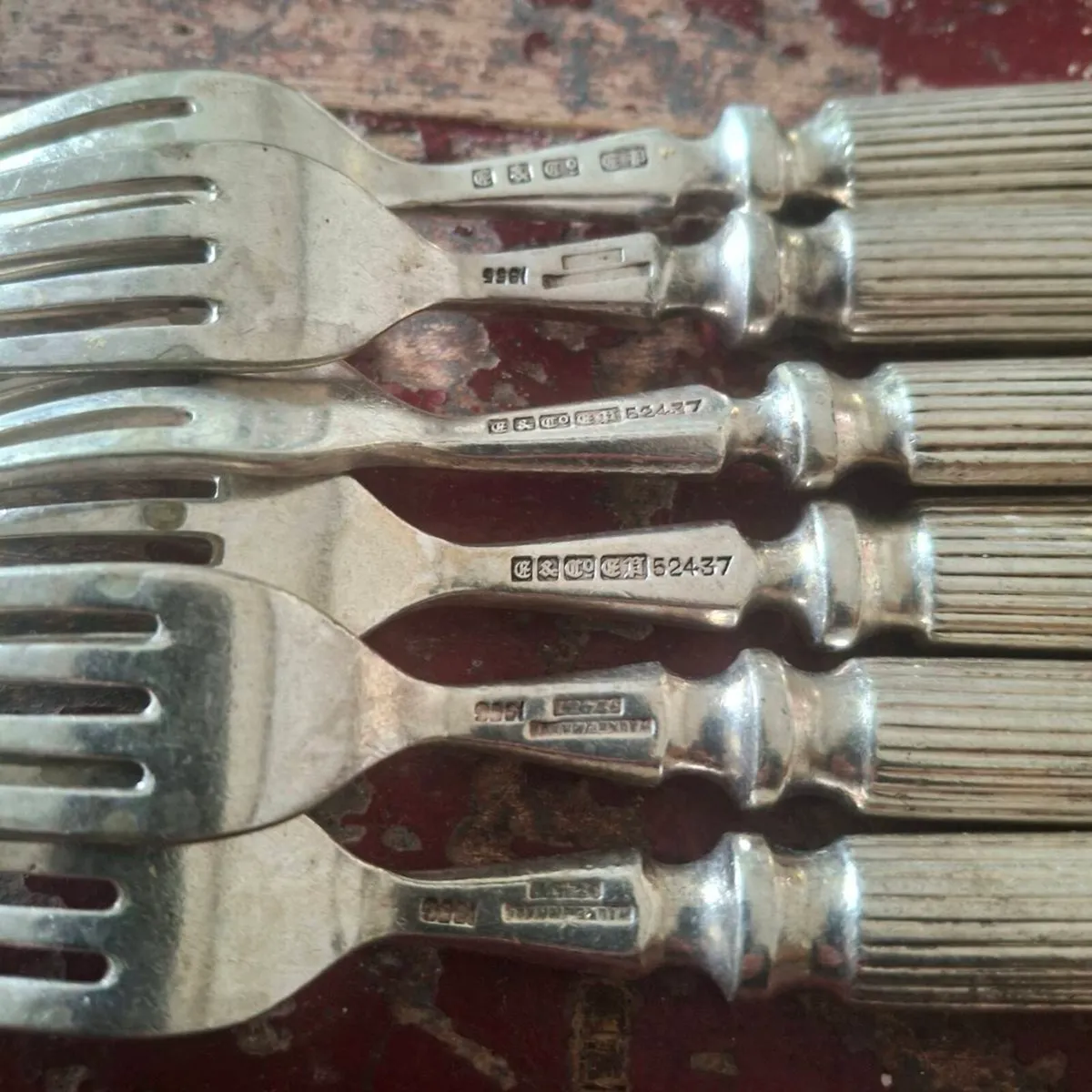 Vintage Silverplate Fish Set - Image 4