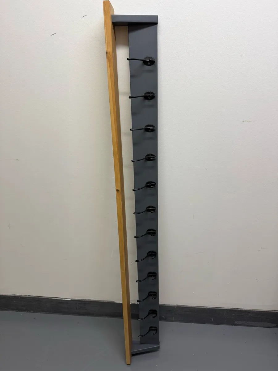 Coat Rack with Shelf - 12 Hooks - Image 3