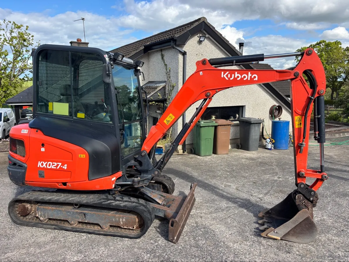 2017,KUBOTA KX 027-4 low hours - Image 1