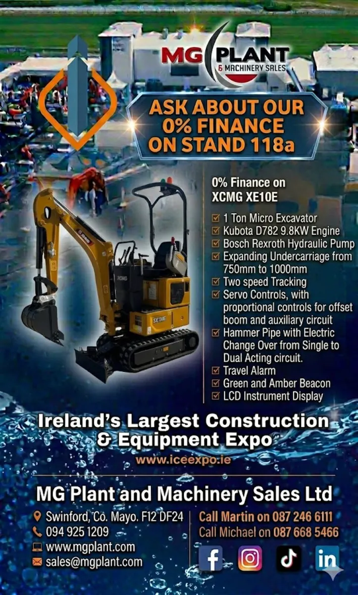 Attending ICE EXPO? See the XCMG XE10E - Image 1