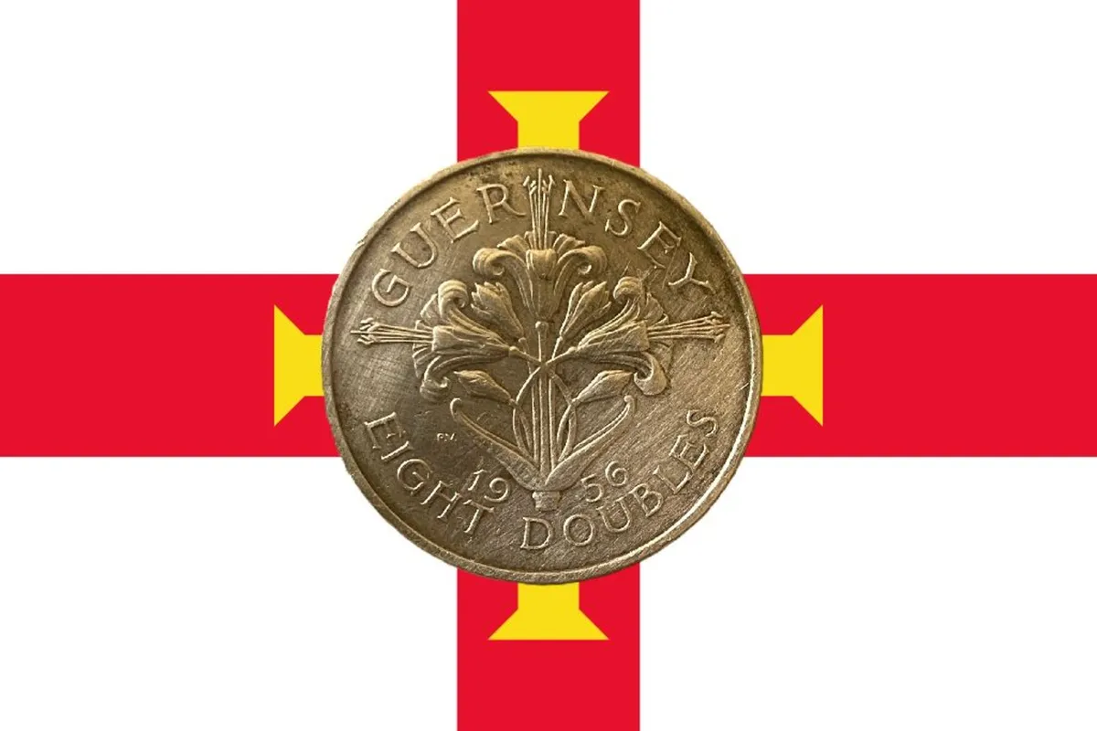 Guernsey 1956 - 8 Doubles, Elizabeth II - Image 3