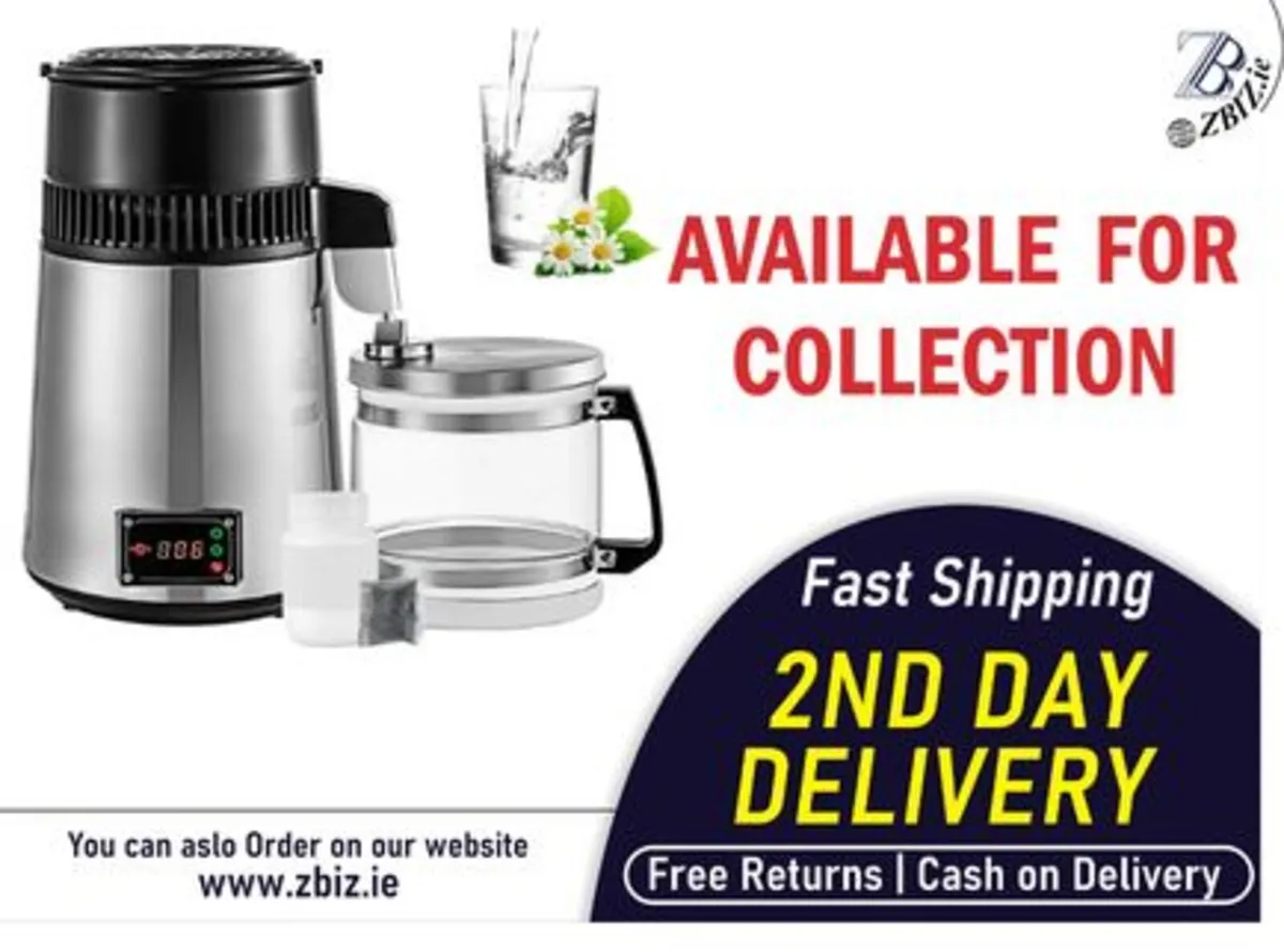 4L Water Distiller - Pure Water Machine for Homes - Image 1
