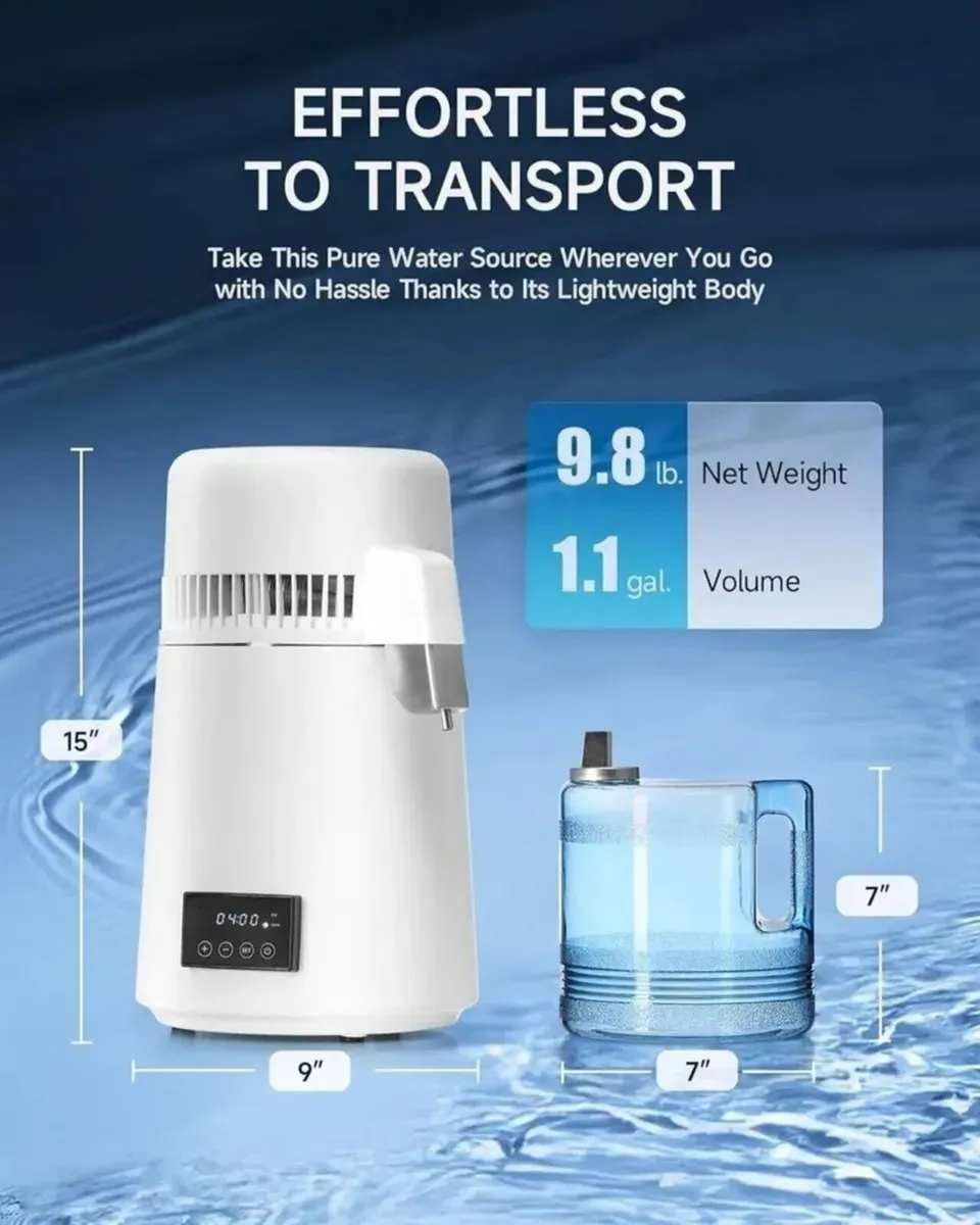 4L Water Distiller - Pure Water Machine for Homes - Image 3