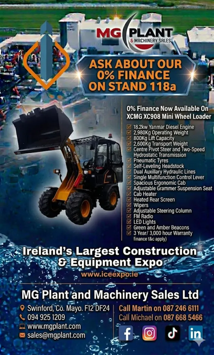 Attending Ice Expo? See the XCMG XC908 Mini Loader - Image 1