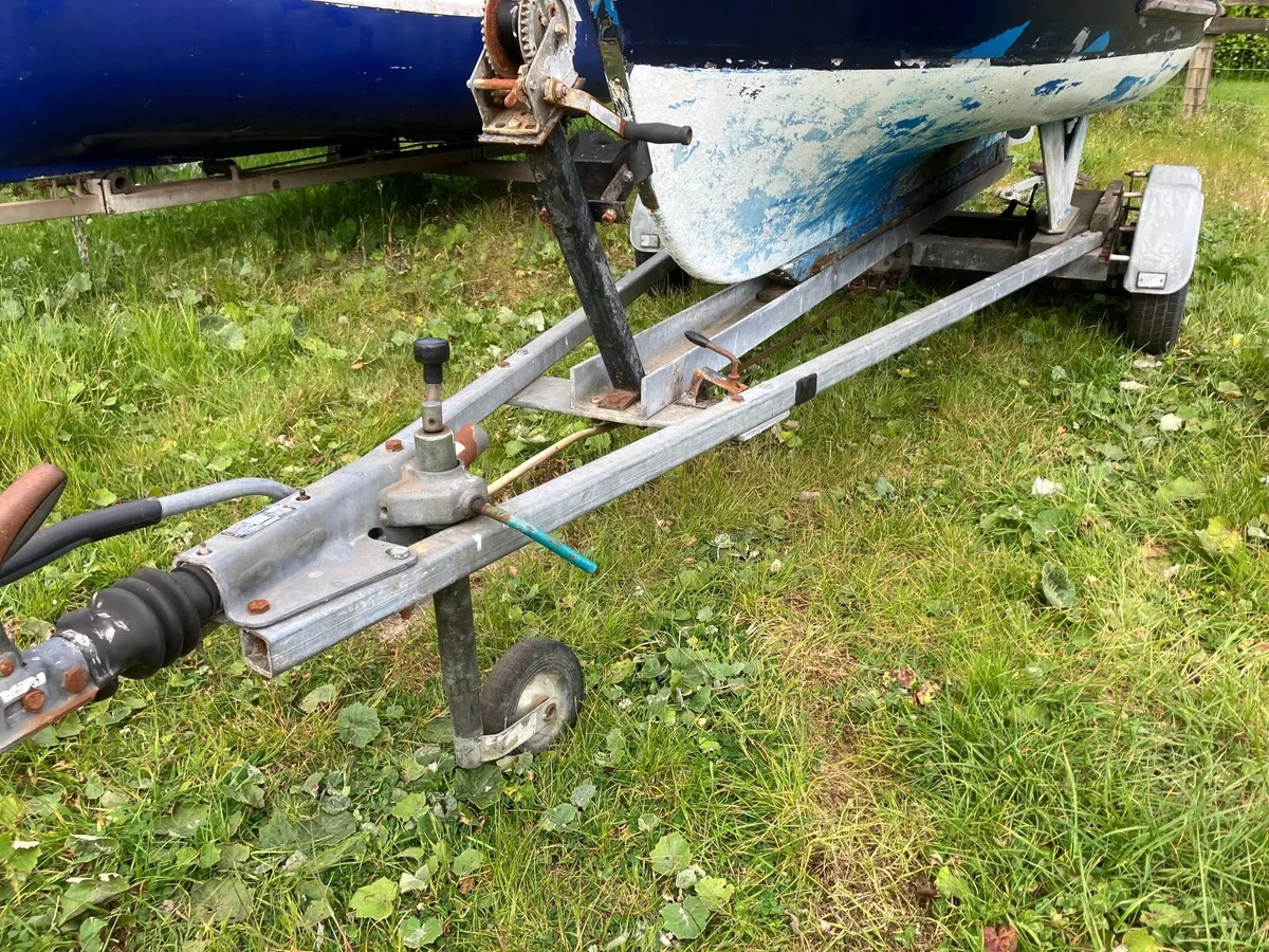 BOAT TRAILER GALVANISED 4 WHEELED UP TO 20 FT - Image 2