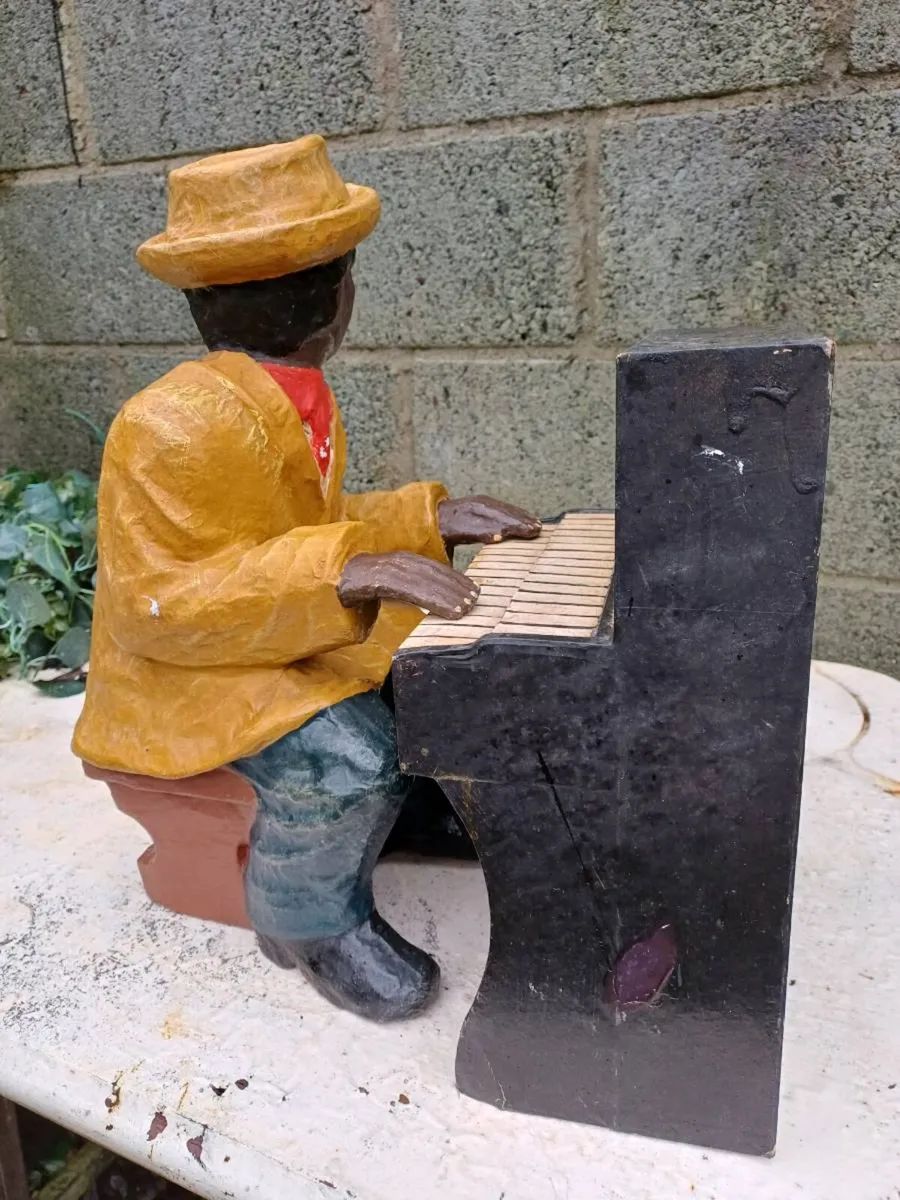 1960s Paper Mache Ray Charles Figure - Image 3