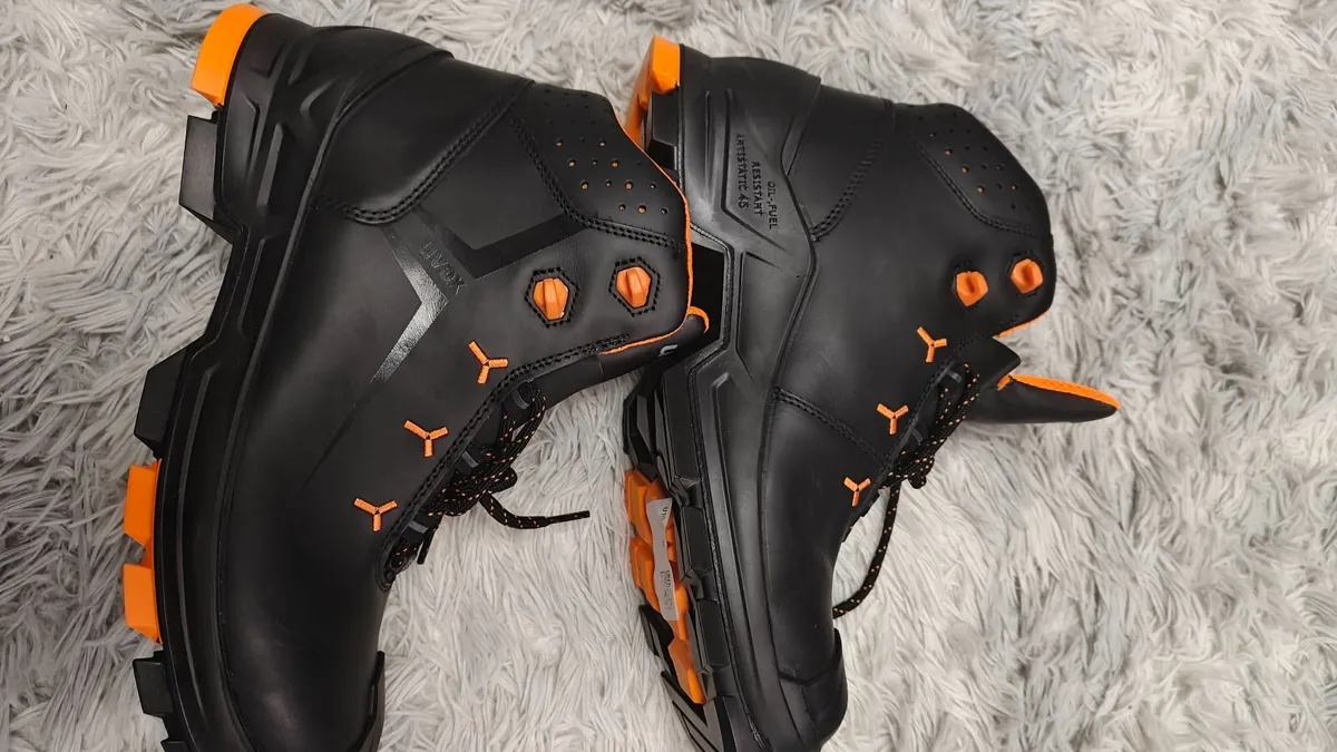 Uvex 2 safe leather boots, S3 SRC - Image 1