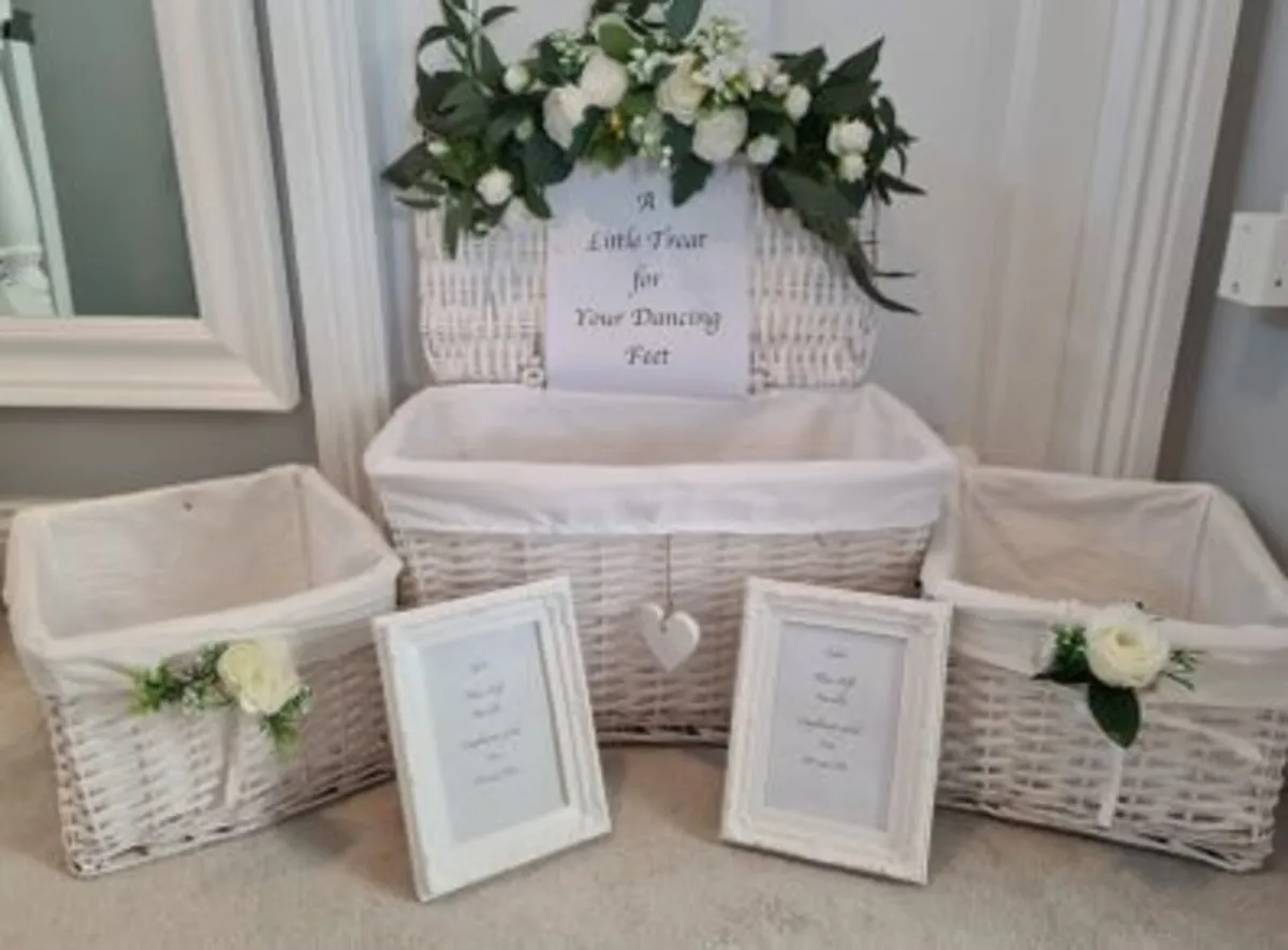 Wedding Bathroom Baskets for Hire