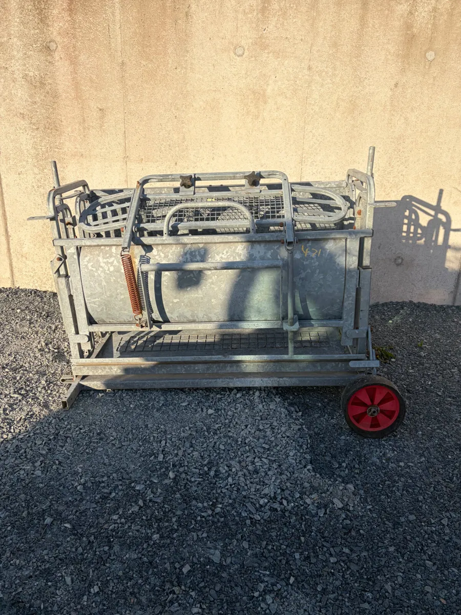 Ironwork Sheep Turnover Crate - Image 1