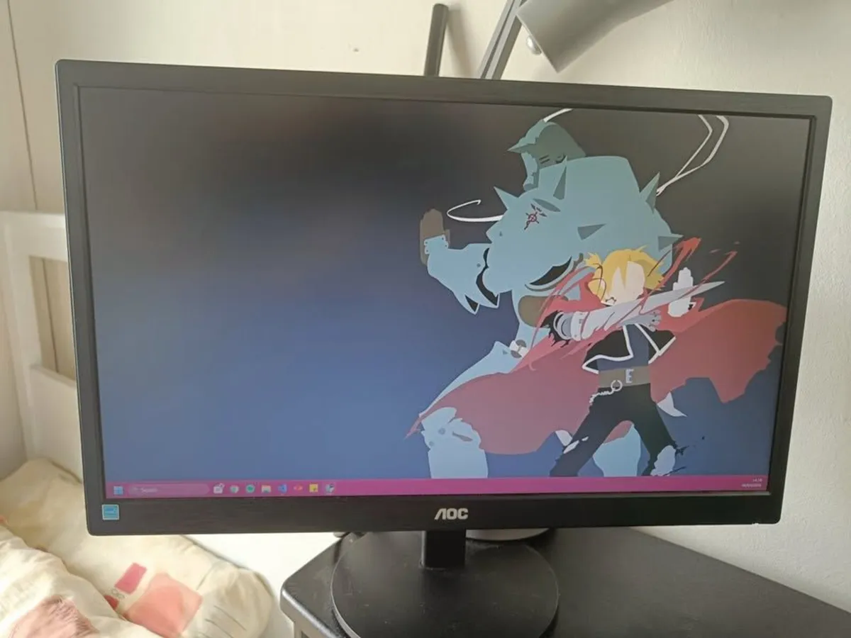 PC Monitor AOC 22 inch FHD 60Hz 1920 x 1080 HDMI V - Image 2