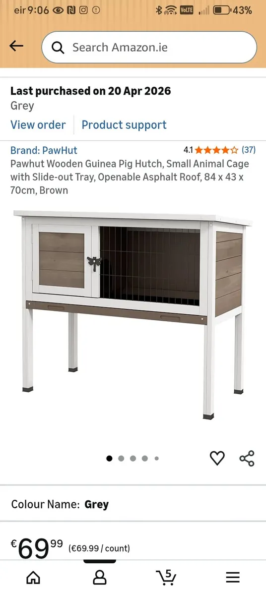 Rabbit/Guinea pig hutch - Image 1
