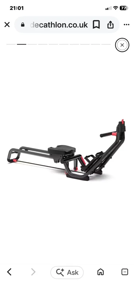 Domyos 100 rowing machine - Image 1